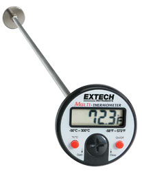 Extech 392052: Flat Surface Stem Dial Thermometer