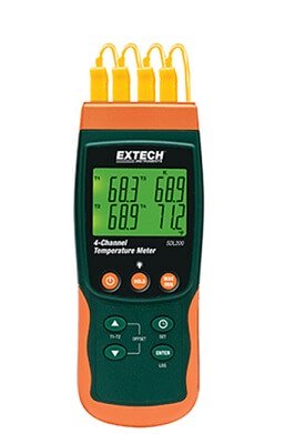 Extech SDL200: 4-Channel Datalogging Thermometer