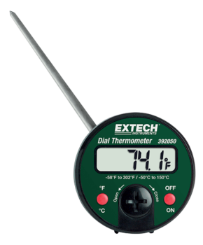 Extech 392050: Penetration Stem Dial Thermometer