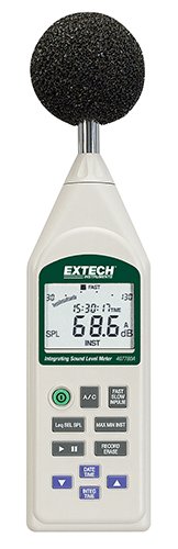 Extech 407780A: Integrating Sound Level Meter with USB