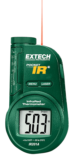 Extech IR201A: Pocket IR Thermometer