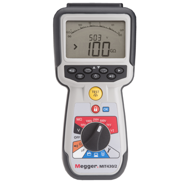 Megger MIT430/2  : 1000 V CAT IV INSULATION TESTERS FOR ELECTRICAL AND INDUSTRIAL MAINTENANCE ENGINEERS - Image 3