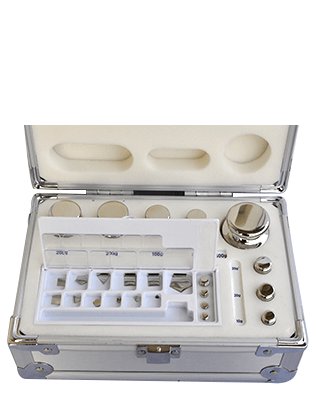 Accurate Balance E1 10mg: Stainless Steel Cylinder Shape