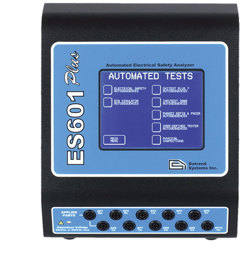 Datrend ES601 Plus: Automated Electrical Safety Analyzer