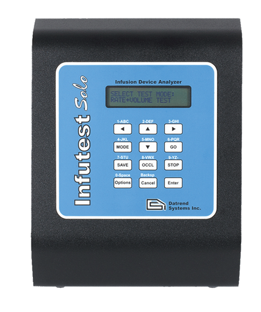 Datrend Infutest Solo: Single Channel Infusion Device Analyzer