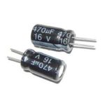 470μF  16V Electrolytic Capacitor
