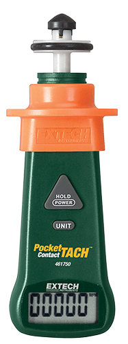 Extech 461750: PocketTach® Mini Contact Tachometer