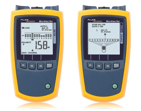 Fluke Network MultiFiber™ Pro: Optical Power Meter and Fiber Test Kits