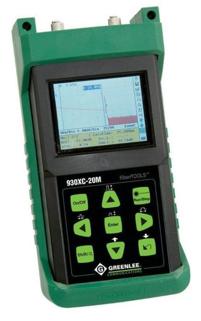 GREENLEE 930XC-20C: 1310/1550nm OTDR OPTICAL TIME-DOMAIN REFLECTOMETER