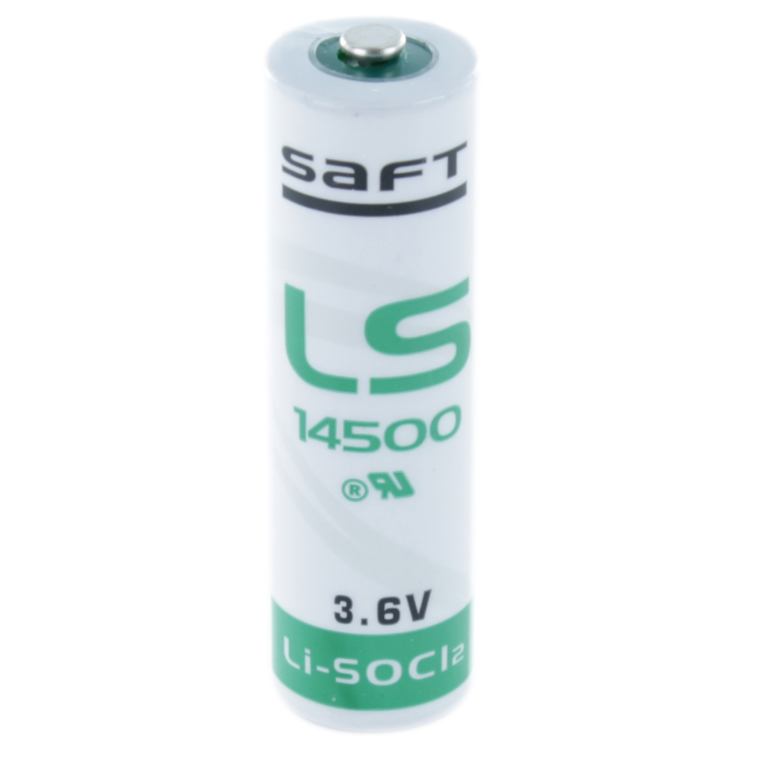 SAFT LS14500: Lithium 3.6V 1800MAH SIZE AA