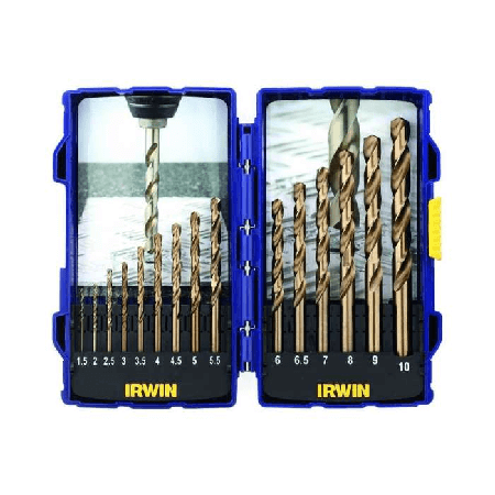 Irwin 10503990: HSS PRO Cobalt Drill Bit Set (15 Pcs)