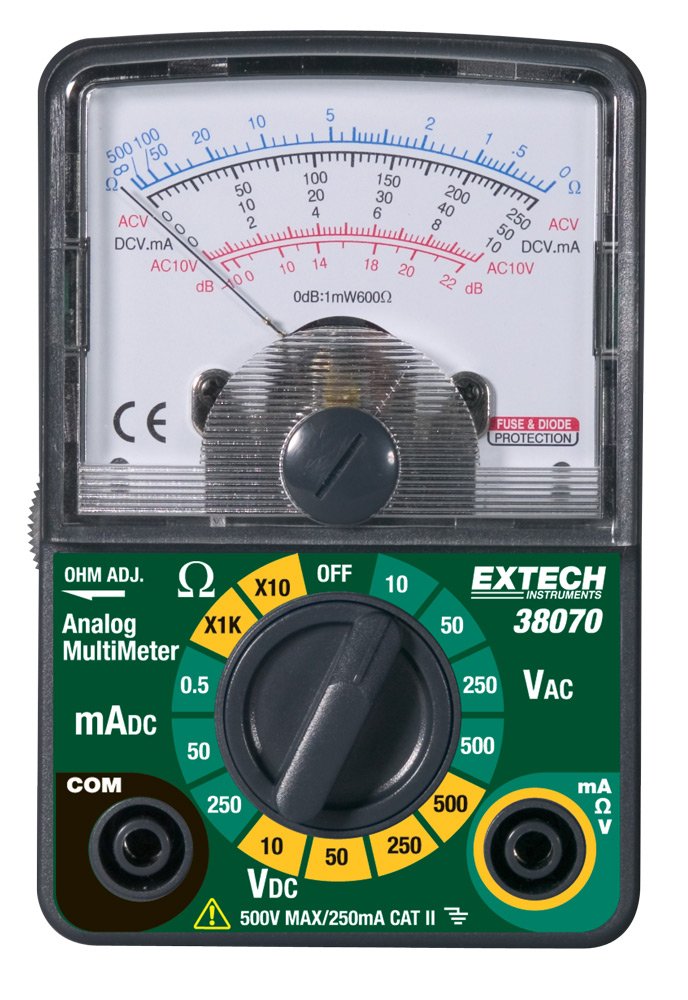 Extech 38070: Compact Analog MultiMeter