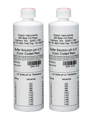 Extech PH4-P: 4pH Buffer Solution (2 Bottles)