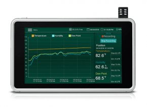 Extech RH550: Humidity/Temperature Chart Recorder with Touch Screen