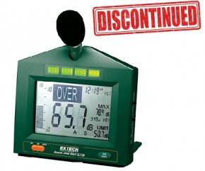 Extech SL130G: Sound Level Alert with Alarm