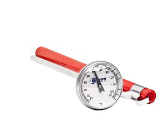 Dial Pocket Thermometer, 25 to 125 F