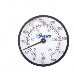 Gilson MA-126: Surface Dial Thermometer, 0°—250°F / -15°—120°C