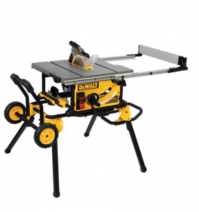 Dewalt DWE7491RS: 10" Jobsite Table Saw 32 - 1/2" (82.5cm) Rip Capacity, and a Rolling Stand