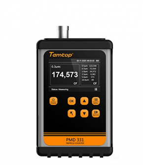 Temtop PMD 331: Air Quality Handheld Particle Counter 7 Channels
